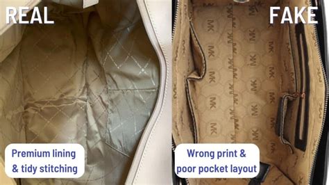 how to check authenticity of michael kors bag|real Michael Kors bag inside.